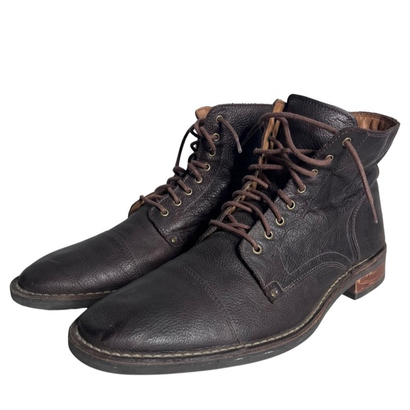 Cole Haan Men’s Chestnut Brown Leather Lace Up Chukka Boots Size 13